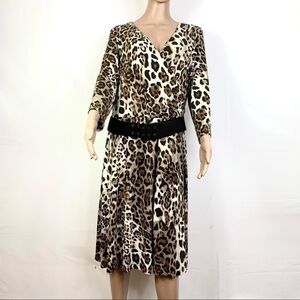 NWT Leslie Stuart Women’s Dress Leorpad Sz